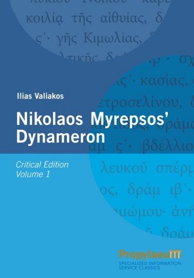 Nikolaos Myrepsos’ Dynameron