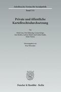 Private und öffentliche Kartellrechtsdurchsetzung.