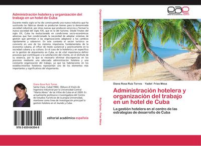 Administración hotelera y organización del trabajo en un hotel de Cuba