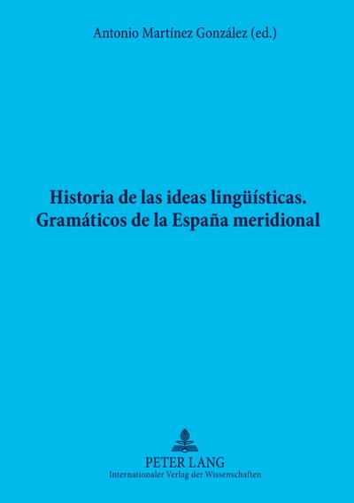 Historia de las ideas lingüísticas