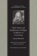 Of the Nature and Qualification of Religion in Reference to Civil Society