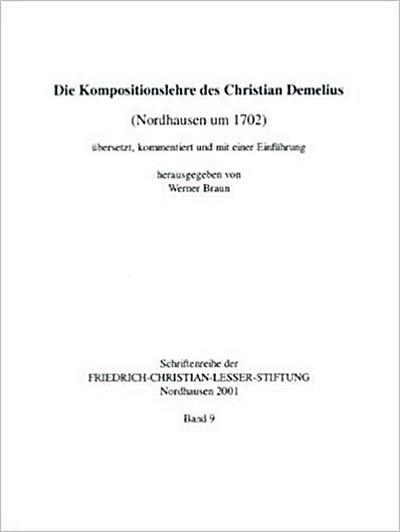 Die Kompositionslehre des Christian Demelius