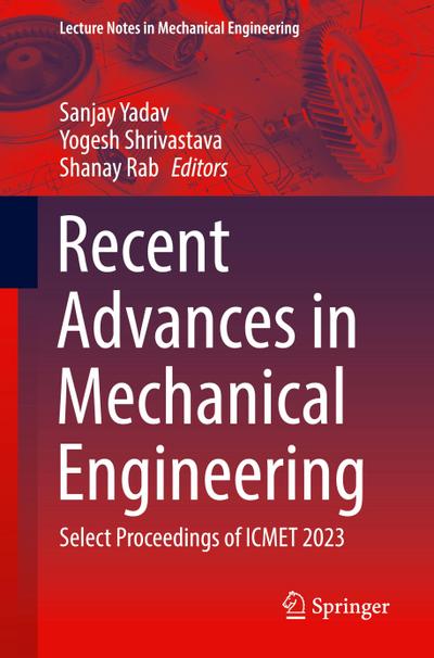 Recent Advances in Mechanical Engineering