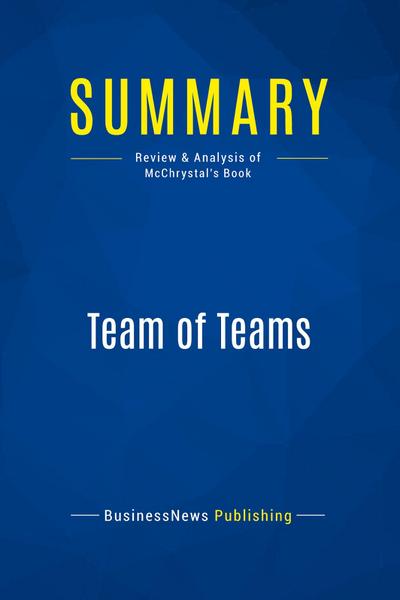 Summary: Team of Teams