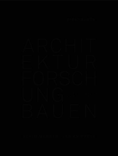 Architektur Forschung Bauen