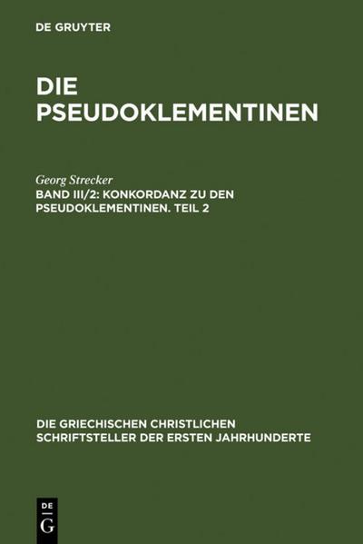 Konkordanz zu den Pseudoklementinen, Teil 2