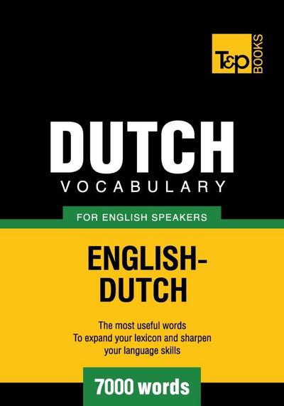 Dutch vocabulary for English speakers - 7000 words