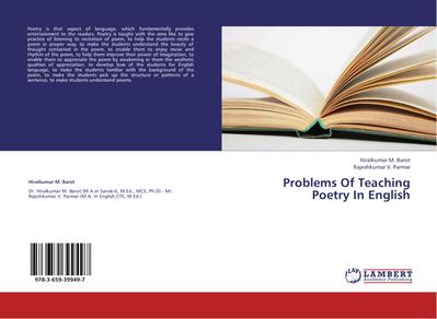 Problems Of Teaching Poetry In English