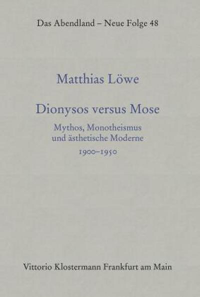 Dionysos versus Mose
