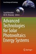 Advanced Technologies for Solar Photovoltaics Ener