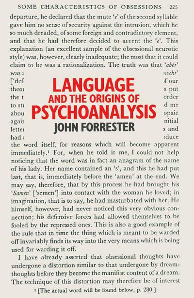 Language and the Origins of Psychoanalysis
