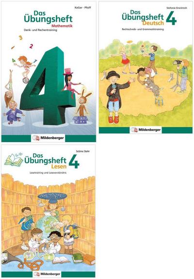 Sicher ins 5. Schuljahr - Sparpaket: Rechnen - Schreiben - Lesen - Grammatik, Klasse 4