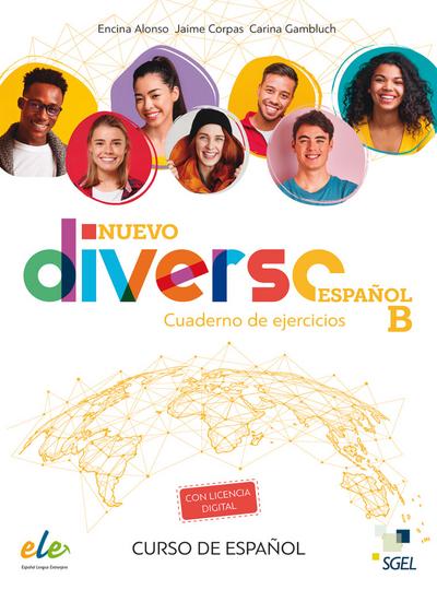 Diverso Español B: Curso de español para jóvenes / Cuaderno de ejercicios / Arbeitsbuch + Code (Nuevo Diverso)