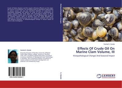 Effects Of Crude Oil On Marine Clam Volume, III