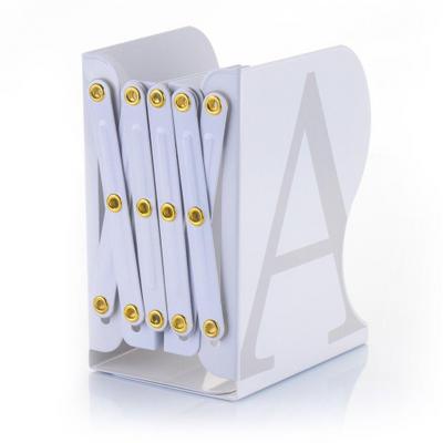 MyLibrary Flexibles A-Z Metall-Buchregal (weiß)