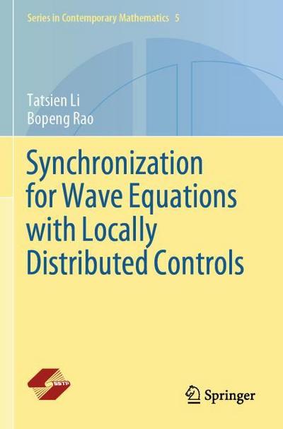 Synchronization for Wave Equations with Locally Distributed Controls
