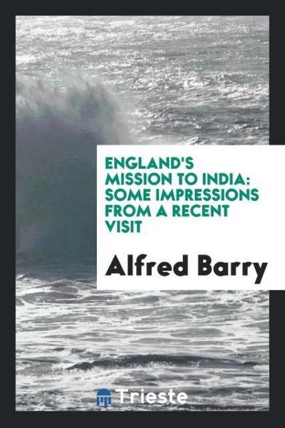 England’s mission to India