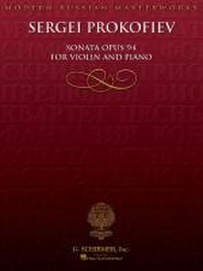 Sonata for Violin, No. 2, Op 94: Violin and Piano