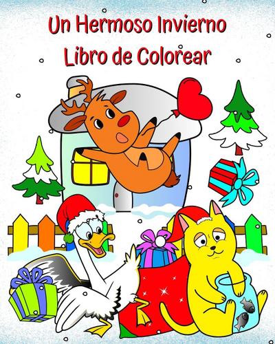 Un Hermoso Invierno Libro de Colorear