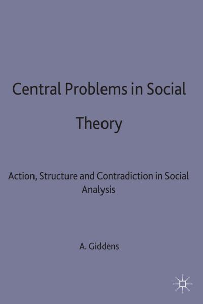 Central Problems in Social Theory