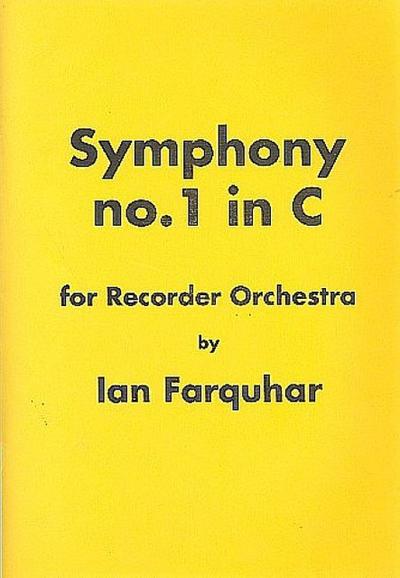 Symphony c major no.1for recorder orchestra (SoSSAATTBGbKb)