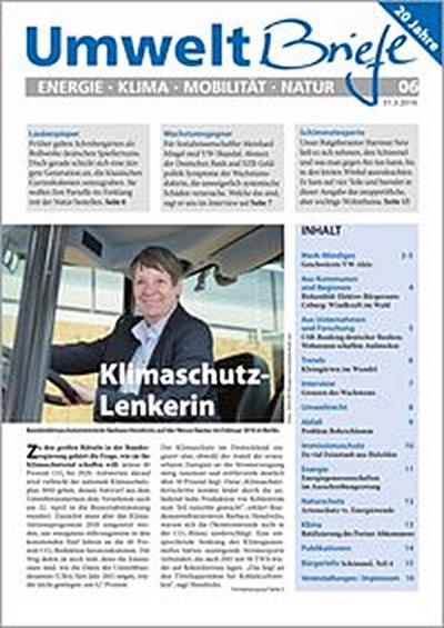 Zeitschrift UmweltBriefe Heft 06/2016