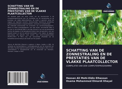 SCHATTING VAN DE ZONNESTRALING EN DE PRESTATIES VAN DE VLAKKE PLAATCOLLECTOR
