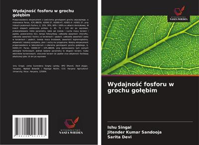 Wydajno¿¿ fosforu w grochu go¿¿bim