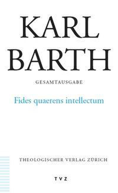 Karl Barth Gesamtausgabe