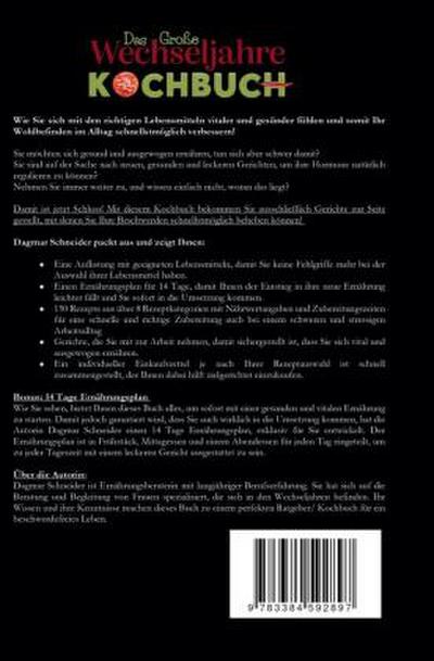 Das große Wechseljahre Kochbuch inklusive 14-Tage-Ernährungsplan & Ratgeber für Frauen ab 40