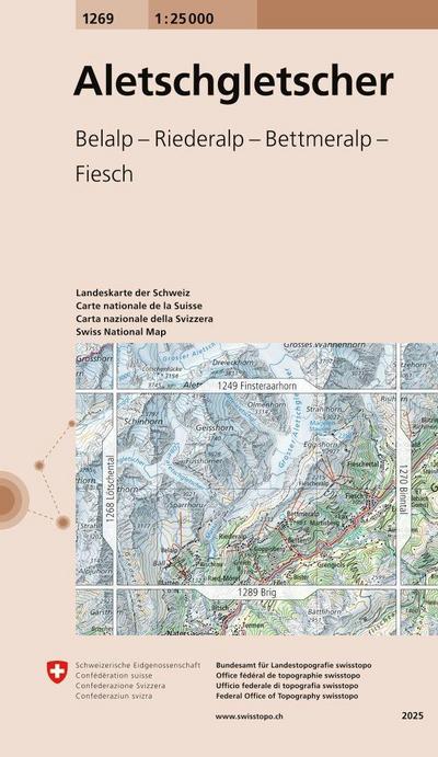 Swisstopo 1 : 25 000 Aletschgletscher