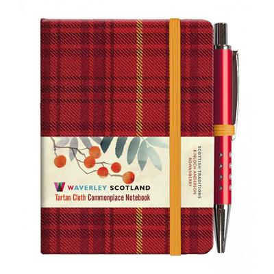 Rowanberry Tartan Mini Notebook with Pen