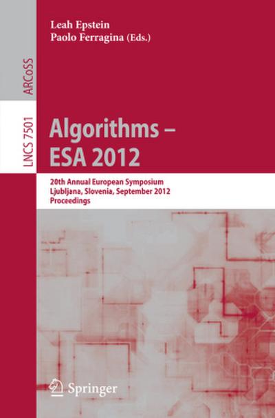 Algorithms -- ESA 2012