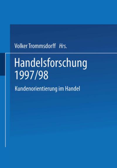 Handelsforschung 1997/98