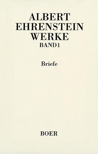 Ehrenstein, Werke I