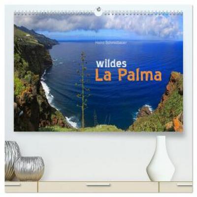 wildes La Palma (hochwertiger Premium Wandkalender 2026 DIN A2 quer), Kunstdruck in Hochglanz