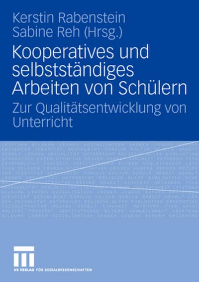 Kooperatives und selbständiges Arbeiten von Schülern
