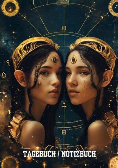 Tagebuch / Notizbuch   Sternzeichen Zwilling