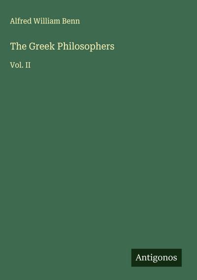 The Greek Philosophers