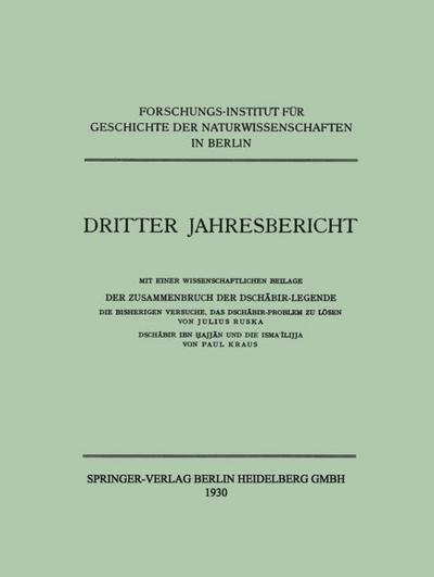 Dritter Jahresbericht