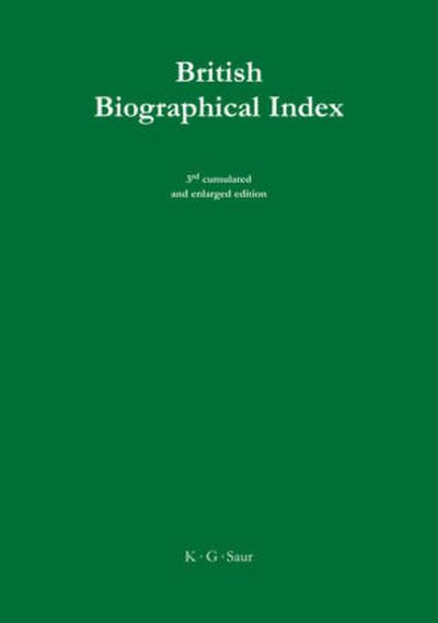British Biographical Index