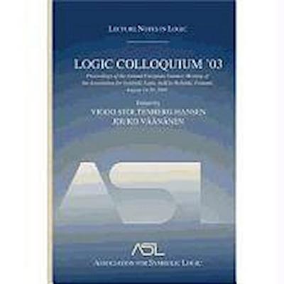 Stoltenberg-Hansen, V: Logic Colloquium ’03