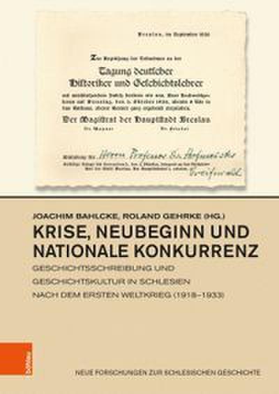 Krise, Neubeginn und nationale Konkurrenz