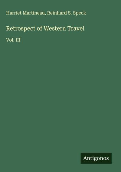 Retrospect of Western Travel