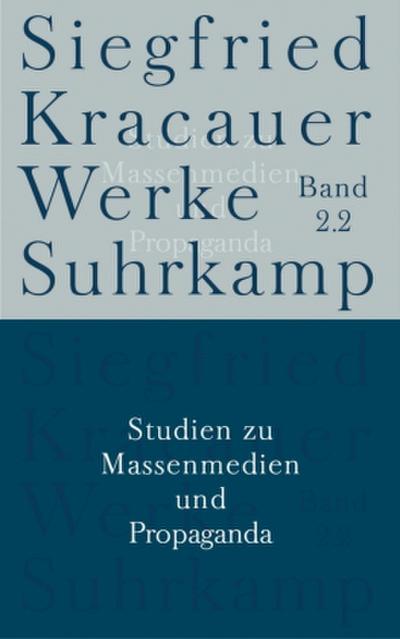 Werke Studien zu Massenmedien und Propaganda