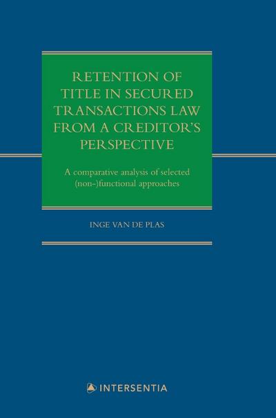 de Plas, I: Retention of title in secured transactions law f