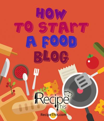 How To Start A Food Blog: Food Blogging Diary & Food Blog Book For Beginners