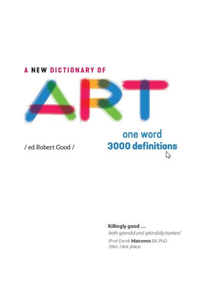 A New Dictionary of Art