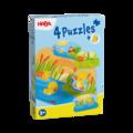 4 erste Puzzles - Tierkinder