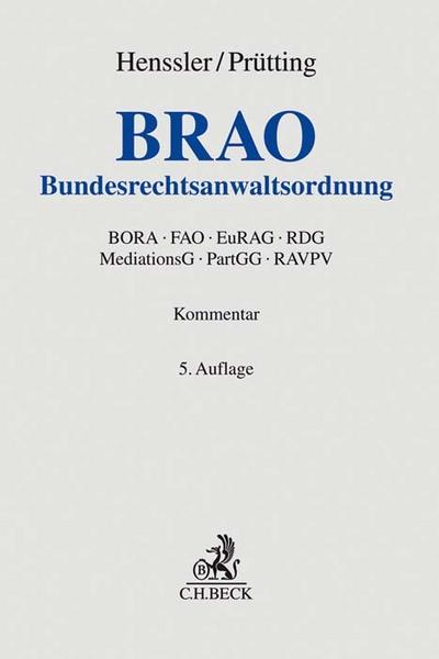 Bundesrechtsanwaltsordnung (BRAO), Kommentar